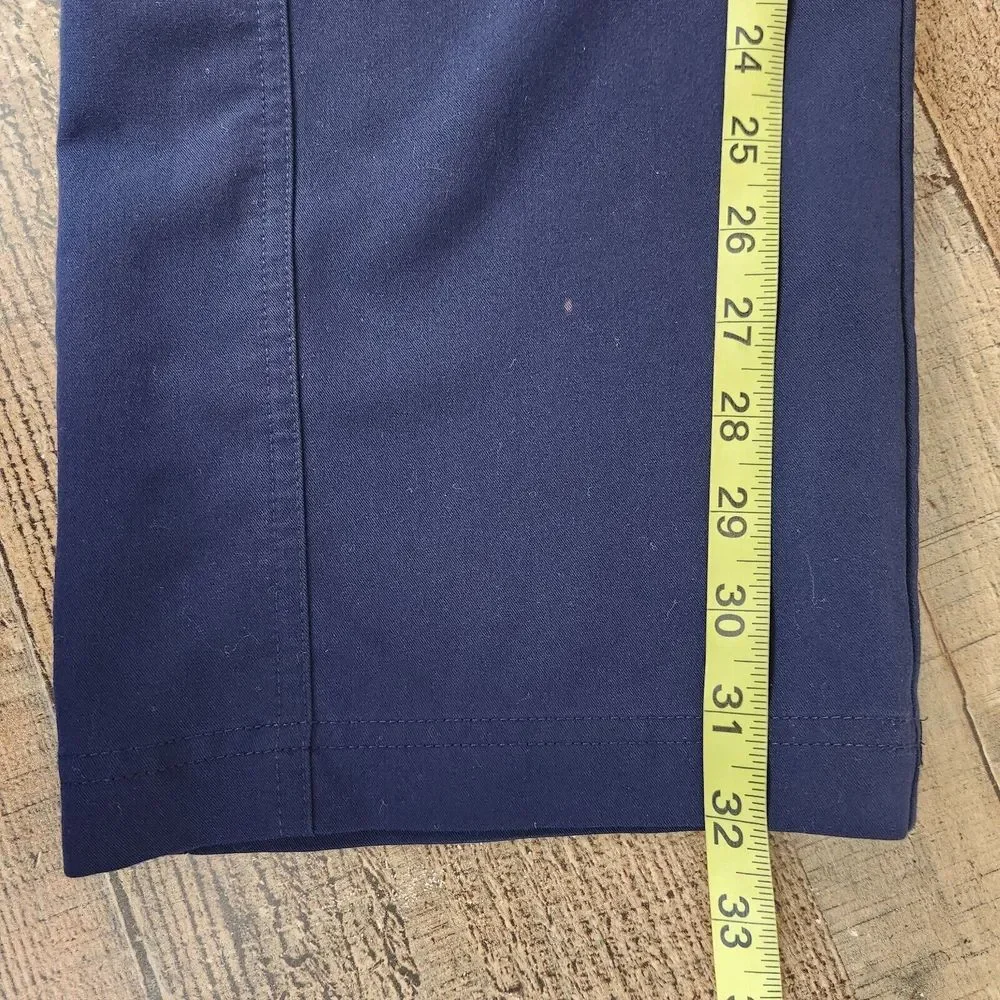 Figs Axim Mens XL Blue 7 Pockets Medical Scrub Pants Athletic Waistband Drawcord